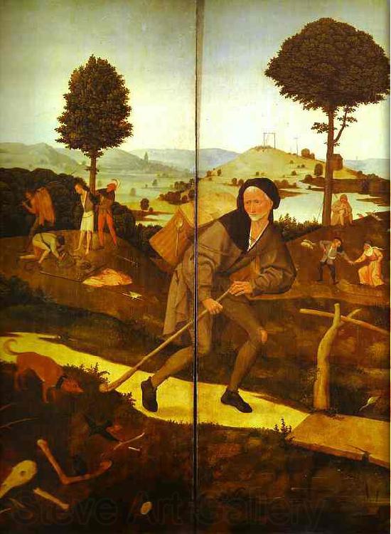 Hieronymus Bosch Haywain Triptych Germany oil painting art